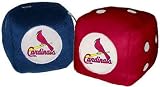 Rearview Mirror Fuzzy Dice - MLB Baseball - St. Louis Cardinals