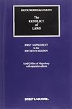 Dicey, Morris and Collins on the conflict of laws. First supplement