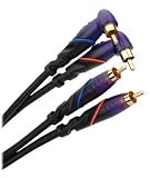 Monster Cable M DJ-RA-4M Monster DJ Cables 4 meter pair Angled RCA to RCA