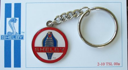 Shelby Cobra - Vintage Look - Tri Color Key Chain