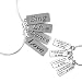 Jewelry : Sterling Silver Sing, Live, Dance, and Love Charm Necklace