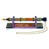 7 Species Torah Pointer W/matching Stand By Yair Emanuel Vttp3