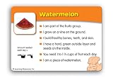 Learning Resources Basic Classifying Cards, Nutrition
