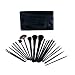 FASH 2011 Series Cosmetic Brush Set with Faux Leather Pouch, Goat and Horse, 21-Piece
