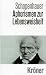 Aphorismen zur Lebensweisheit. (Hardcover)