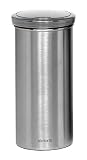 Brabantia 473752 Edelstahl Vorratsdose mit Lift transparent für Tee- und Kaffeepads