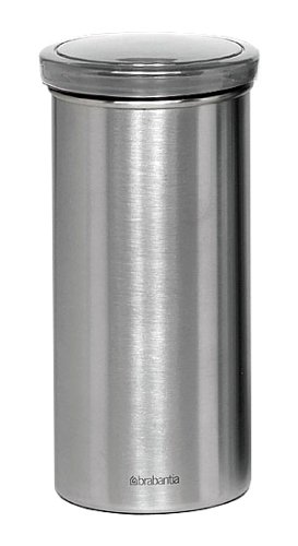 Brabantia 473752 Edelstahl Vorratsdose mit Lift transparent für Tee- und Kaffeepads