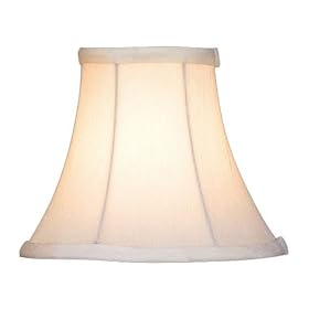 Chandelier Bell Shade - White