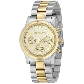 MICHAEL Michael Kors Ladies Chronograph Two-Tone Mixed Metal Bracelet Watch by Michael Kors