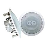 6.5'' In-Ceiling Dual Channel/ Voice Coil Weather Proof Speaker