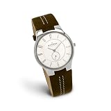 Skagen Men's Slim Brown Leather Watch #433LSL1