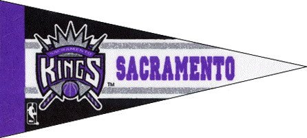 NBA Mini Sacramento Kings Pennant, (2-Pack)