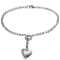 Goldmaid Damen-Armband Herz 925 Sterlingsilber 15 ZirkoniaHe A29S
