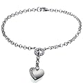 Goldmaid Damen-Armband Herz 925 Sterlingsilber 15 ZirkoniaHe A29S