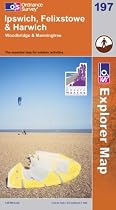 Ipswich, Felixstowe and Harwich (Explorer Maps) (OS Explorer Map)