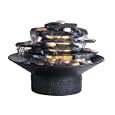 HoMedics WFL-ROC Envirascape Illuminated Rock Garden Relaxation Fountain
