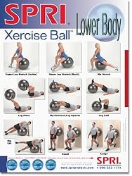 SPRI Lower Body Xercise Ball Wall Chart