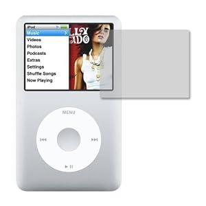 Skinomi TechSkin - Invisible Screen Protector Shield for Apple iPod Classic 160GB + LIFETIME REPLACEMENTS