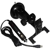 Vehicle Windshield / Suction CUP Mount for Navman F20 , F20 Europe , F30 , F40 Europe , F50 , F50 Europe , N20 , N40i , N60i + Car Charger