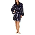 Smiling Skulls Plush Short Robe