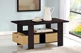 Furinno 11158EX/BR (99976E) Espresso Living Set, Coffee Table