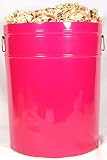 Ultimate's 6.5 Gallon Red Tin with 9 Pounds of Caramel Nut Corn