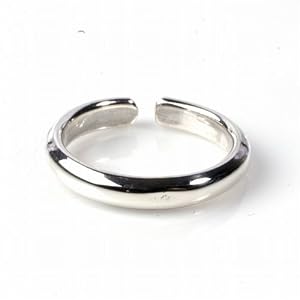 STERLING SILVER TOE RING - 2.5mm Plain
