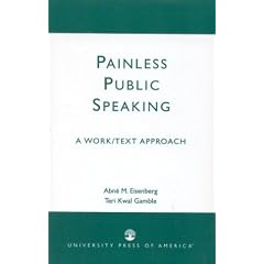 Painless Public Speaking: Work Text Approach