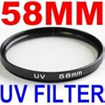 58mm UV Filter Lens for Canon Rebel X...