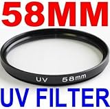 58mm UV Filter Lens for Canon Rebel XS T1i XTi XSi XT