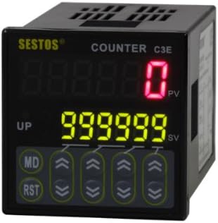 Sestos Industial 6 Digital Preset Scale Counter Tact Switch 100-240V CE C3E
