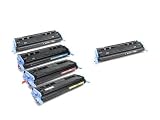 5 Pack Of New Compatible Toner For HP LaserJet 2600 Printers - Package Includes: Two Q6000A, One Q6001A, One Q6002A, One Q6003A
