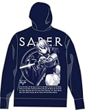 Fate/stay night セイバー天竺パーカー ネイビー サイズ:L