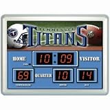 Tennessee Titans Clock - 14"x19" Scoreboard