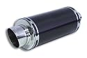 3A Racing 63-0428 Muffler Universal Round Genuine Carbon Fiber