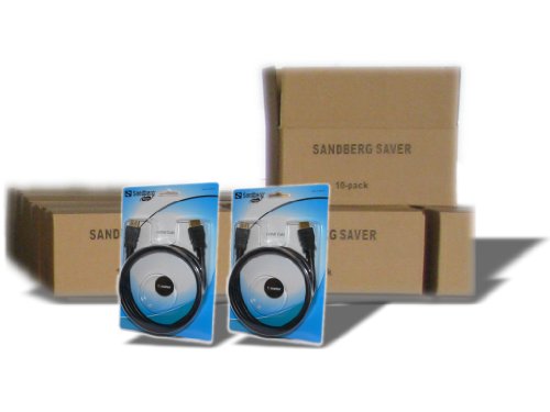 SANDBERG 10x Saver USB 2.0 AB Kabel 200cm 78,7Z USB 2.0 Verbindungskabel Rechner-Periferie Preisvergleich