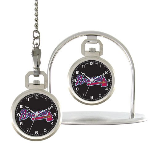 Atlanta Braves Pocket Watch   MLB Baseball Fan Shop Sports Team Merchandise