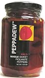Peppadew Mild Whole Sweet Piquante Peppers, 14-Ounce Glass Jars (Pack of 6)