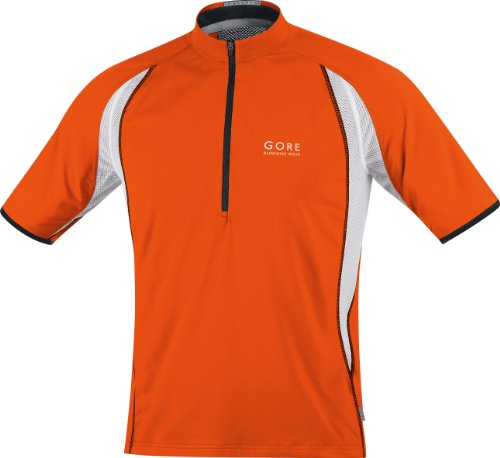 GORE RUNNING WEAR Herren ZIP Shirt AIR, blaze orange/black, M Preisvergleich
