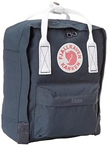 Fjallraven Kanken Mini Daypack, Navy/White