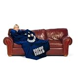 Indianapolis Colts NFL Adult Smoke Comfy Throw Blanket with Sleeves