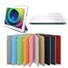 GMYLE (TM) Aqua Blue Crystal Hard Shell Snap On Skin Case with Grey Magnetic Wake Up Sleep Smart Cover for Ipad 2 / the New iPad (3rd Generation)