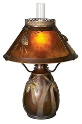 DaleTiffanyPineconeMicaHurricaneTableLamp