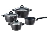 Produkt-Bild: Elo 63403 Topfset / FT 16 20 24 cm, Stika 16 cm / schwarz / 4-teilig / Aluguss