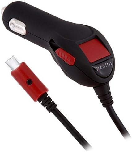 Xentris 2A Dual Micro USB Vehicle Charger - Black/Red