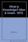 What is knowledge?