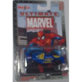 Maisto Ultimate Marvel #23 Spider-Man Open Wheel Racer 1:64 Scale Diecast Car Spiderman