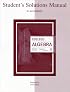 Student Solutions Manual College Algebra