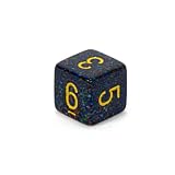 Chessex Speckled 16mm d6 Dice, Twilight with numbers