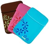 14 inch Retro Flower Neoprene Notebook Laptop Sleeve Bag Carry Case for Acer, Asus, Dell, HP, Lenovo, Sony, Toshiba – 3 color options